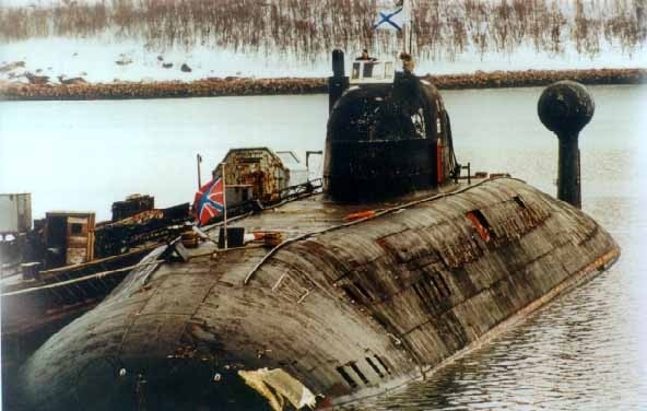 Tàu ngầm hạt nhân mang tên lửa đạn đạo của Hải quân Liên Xô (ảnh tư liệu minh họa)